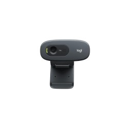 Logitech C270 HD Webcam Built-in Mic, USB 2.0