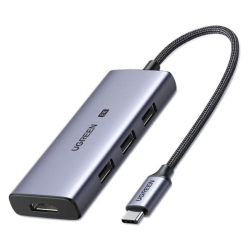  UGREEN USB-C to 3×USB 3.0+HDMI  Multifunction Adapter (8K@30Hz）