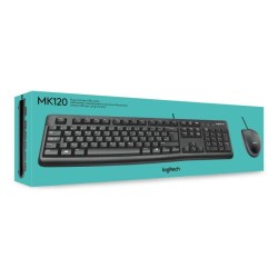 Logitech MK120 Keyboard and Mouse Combo Wired 