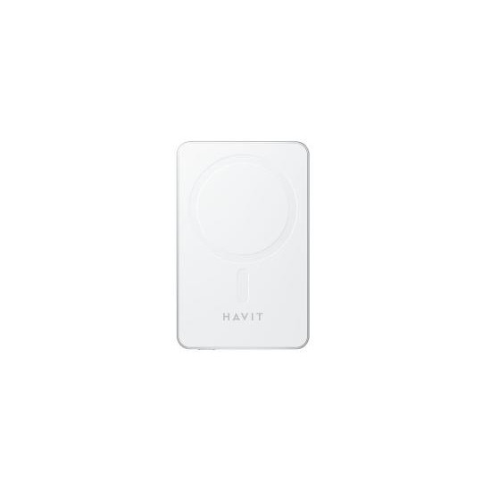 HAVIT PB5216 5000mAh Magnetic Wireless Power Bank – Black or white HAVIT PB5216 5000mAh Magnetic Wireless Power Bank – Black or white