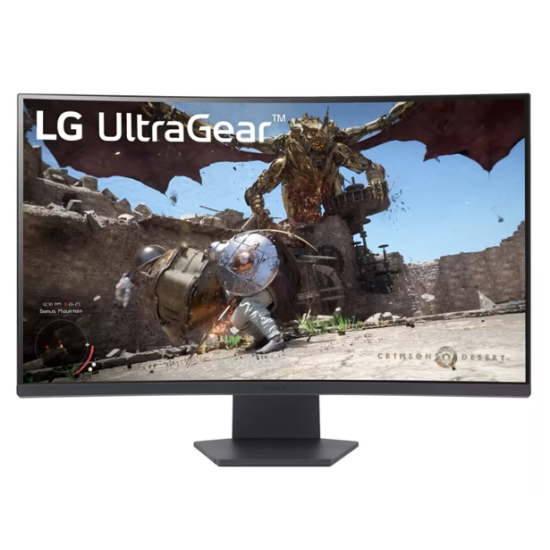 LG 32'' 32GS60QC-B UltraGear™ 1000R curved Gaming Monitor | QHD, 1ms (GtG), 180Hz LG 32'' 32GS60QC-B UltraGear™ 1000R curved Gaming Monitor | QHD, 1ms (GtG), 180Hz