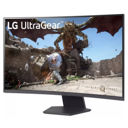 LG 32'' 32GS60QC-B UltraGear™ 1000R curved Gaming Monitor | QHD, 1ms (GtG), 180Hz