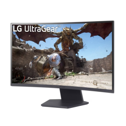 LG 27" 27GS60QC-B UltraGear™ 1000R curved gaming monitor | QHD, 1ms (GtG), 180Hz 2K 