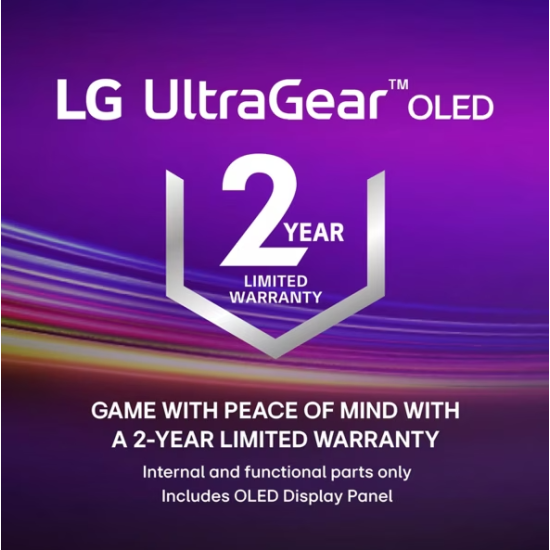 LG 27GS95QE-B UltraGear™ 27” OLED 2K HDR10 240Hz 0.03ms True Black 400 G-SYNC Compatible HDMI 2.1 Adjustable Stand LG 27GS95QE-B UltraGear™ 27” OLED 2K HDR10 240Hz 0.03ms True Black 400 G-SYNC Compatible HDMI 2.1 Adjustable Stand
