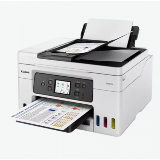 Canon MAXIFY GX4040 Duplex functions Colour All-in-one Refillable MegaTank Inkjet Printer, ideal for Small Businesses, Black: 6,000 pages Colour: 14,000 pages high-speed printing - 1 Year Warranty