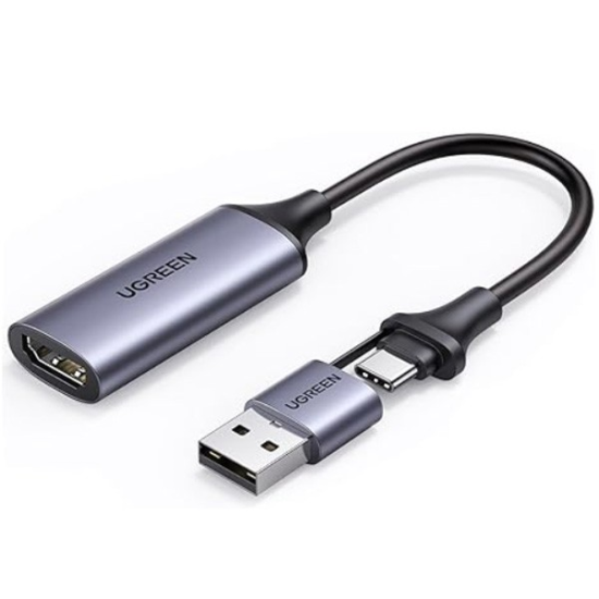 UGREEN CM489 USB-A AND USB-C VIDEO CAPTURE CARD SINGLE HDMI INPUT