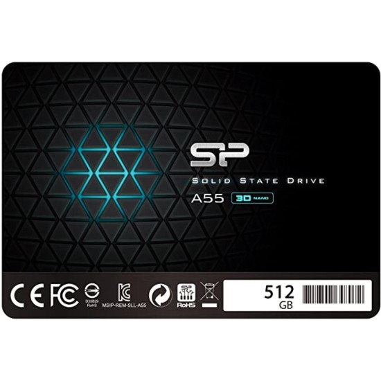 Silicon Power 512GB SSD 3D NAND SATA III 2.5