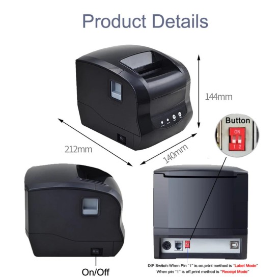 Xprinter LABLE-XP-365 Label Printer