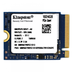 Kingston 1TB 2230 M.2 NVMe PCIe 3.0x4 SSD Solid State Drive Read/Write Speed - Up to 2400/1100 MB/s