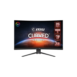MSI Gaming Monitor 325CQRF-QD Curve 1000R, 32" WQHD, 170Hz, 1ms VA FreeSync Premium, HDR Ready, Adjustable Black / 3 Years Warranty
