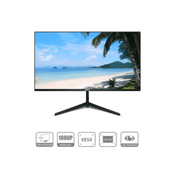Monitor Dahua B200S 24'' FHD (1920x1080) Frame Less 75Hz Anti-blue Light Design & Eye-Protective with Speakers - Black