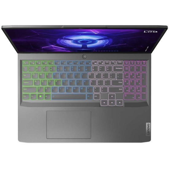 Lenovo NEW LOQ Gaming (2023) 12Gen i5-12450H , 8GB DDR5, 512GB SSD & RTX 2050 & 15.6" FHD IPS 144Hz Display With Original Mouse - Storm Grey