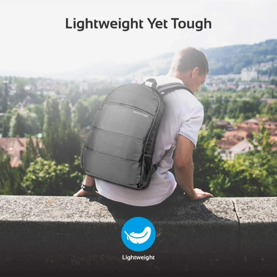 Promate Alpha-BP Travel Backpack Lightweight Water-Resistant Anti-Theft Secure Pockets & Adjustable Padded Strap up to 15.6"