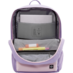 HP Campus Backpack For 15.6" Laptop 17L Puncture-proof Zippers Padded Pocket Water Resistant - Lavender