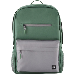 HP Campus Backpack For 15.6" Laptop 17L Puncture-proof Zippers Padded Pocket Water Resistant - Green