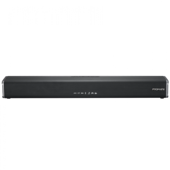 Promate CASTBAR-60 60W Soundbar with Slim Design, Bluetooth v5.0, Multipoint Pairing and Remote Control
