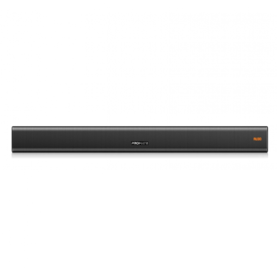 Promate StreamBar-30 Soundbar Speaker, 30W HD Bluetooth Speaker with 10W Subwoofer, Multipoint Pairing, Remote Control