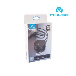 MIKUSO HUB-017 USB Hub 4 Port Blat 1.4m USB 2.0 480mbps Cable