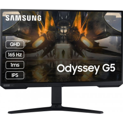 SAMSUNG 27" Odyssey G5 (G50A) IPS 2K HDR10 165hz 1ms G-Sync Compatible w/ Adjustable Stand