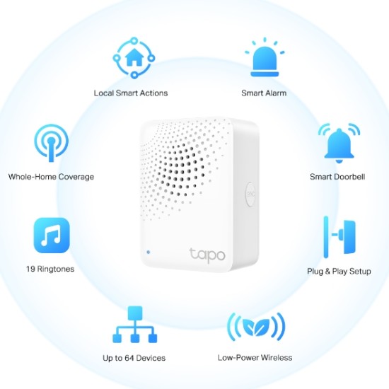Tapo Smart IoT Hub with Chime Tapo H100
