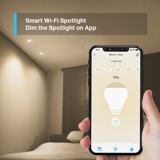Smart Wi-Fi Spotlight, Dimmable Tapo L610